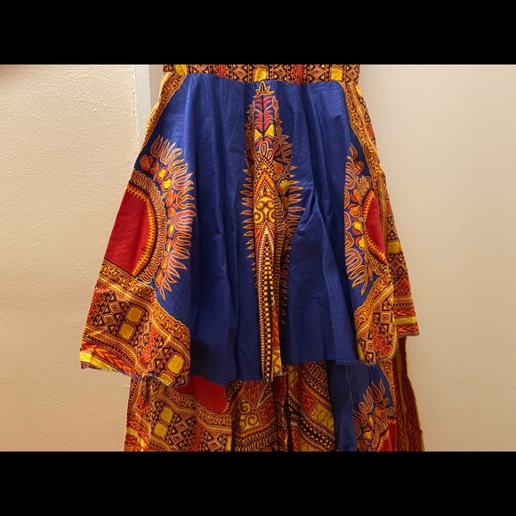 African print Prom Dress - Picture 8 of 9